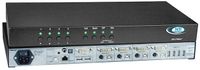 1U Quad Screen Multiviewer with Built-In KVM Switch