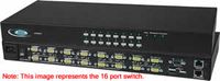 NTI 4 Port High Density VGA USB KVM Switch with Additional USB Connector