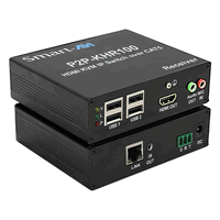 Point to Point Single-Head HDMI CAT5 Receiver with USB 2.0, Audio, and RS232
