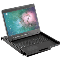 Raloy RWX119 1U 19Inch Widescreen LCD Rack Console