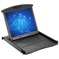 Raloy RNX119 1U 19Inch Short Depth LCD Rack Console
