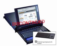 2U 15Inch LCD & Keyboard Drawer w/ 2-Console 16-Port PS/2 KVM Switch