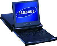 2U 17Inch Rack Mount Monitor Keyboard Drawer w/ 8-Port USB KVM Switch