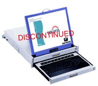 2U 20Inch LCD Rackmount Monitor Sun Keyboard Drawer w/ 32-Port CAT5 KVM