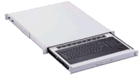 1U Rack Mount Keyboard Drawer, 21.7Inch Deep