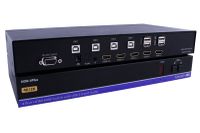 Smart-AVI 4-Port HDMI KVM Switch w/4K Ultra HD and USB 2.0 Sharing