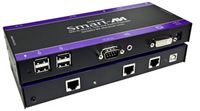 SmartAVI DVI-D, RS232, USB 1.1 & Audio Extender up to 275 feet over 3 STP Cables