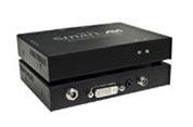 SmartAVI DVI-D and Stereo Audio Extender up to 1,500 feet over Fiber Optic Cable