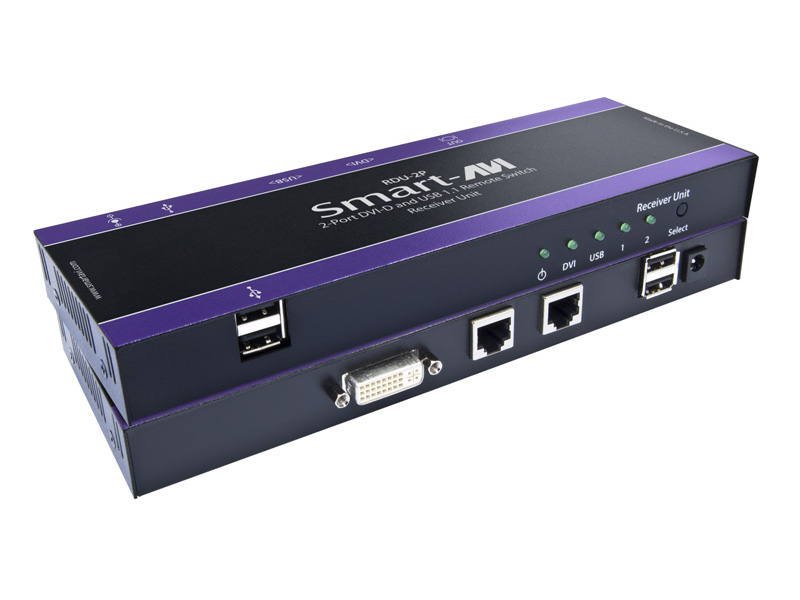 RDU-2P-RXS - 2-Port DVI-D, USB 1.1, Integrated CAT6 STP Switch ...