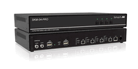 4-Port KM Switch with USB 2.0 Sharing with Audio Control