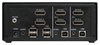 4K60 Dual Head 2-Port DisplayPort KVM Switch with Emulation, Audio and USB 2.0 Support