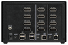 4K60 DisplayPort, 2-Port, Quad-Head, KVM Switch with Emulation, USB 2.0 and Stereo Audio Support