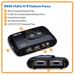 2-Port Compact USB KVM Switch with Audio and Cables