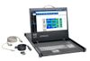 1U Rack-Mount Console with 19 in. LCD, 1920 x 1080 (1080p), DVI or VGA Video, TAA