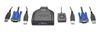 2-Port USB/VGA Cable KVM Switch with Cables and USB Peripheral Sharing