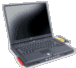 Gateway Solo 9500 Laptops PIII 1000 Mhz 15.1" UXGA 20 GB HD 256 MB RAM DVD Floppy 56K Modem Windows 98 SE<br>Defective Battery