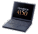 HP OmniBook 4100 Used Laptop PII 266 Mhz 14.1" TFT 10 GB HD 96 MB RAM CD 56K Modem Internet and Email Ready Windows 98