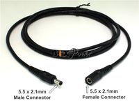 T6 Cable - 6 Ft DC Power Extension Cable with 5.5 x 2.1mm Connector 