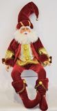 Red Santa Claus elf shoes Seasons Designs