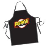 Big bang theory sheldon's Bazinga  black apron
