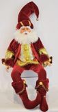 Red Santa Claus elf shoes Seasons Designs