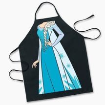 Frozen Elsa Disney black apron 