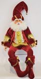 Red Santa Claus elf shoes Seasons Designs