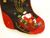 2 reindeer & Santa sleigh Black Christmas stocking  19" by Season's Design