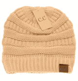 C.C.Beanie hat classic sand 