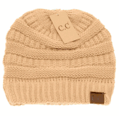 C.C.Beanie hat classic sand 