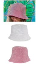C.C.Beanie hat rhinestone bucket hat pink or silver