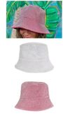 C.C.Beanie hat rhinestone bucket hat pink or silver