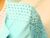 Christine Alexander plus size lace sleeve jacket all crystal Aqua grid 1x to 3x