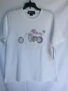 Christine Alexander  Patriotic chopper motorcycle short sleeve Size Medium or 1x 