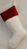 Christmas stocking one red cardinal on white 19" by Season's Design