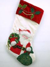 Christmas stocking Santa Claus 19" by Seasons Designs