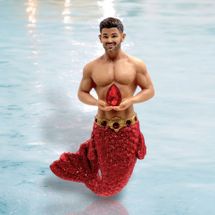 December Diamonds Birthday Ruby July merman ornament 2025 preorder