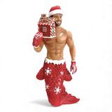 December Diamonds Gingerbread Santa merman ornament March 2026