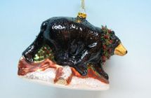 December Diamonds glass Christmas Black Bear
