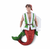 December Diamonds merman  North pole elf Christmas ornament preorder Oct 2026