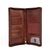 Brown leather organizer RFID blocking Rogue Industries