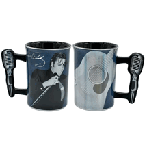 Elvis Presley 16oz Mug  Metallic Guitar w/ Microphone Handle