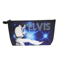 Elvis Presley Blue stage Makeup storage bag 