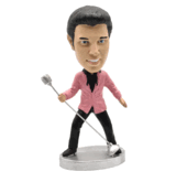 Elvis Presley Dashboard Wobbler bobble head wearing a Pink Jacket