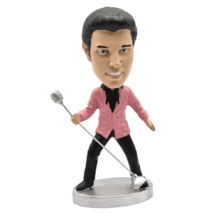 Elvis Presley Dashboard Wobbler bobble head wearing a Pink Jacket