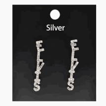 Elvis Presley Name drop dangle earrings