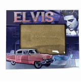 Elvis Presley Pink Caddy Metallic Picture Frame 
