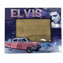 Elvis Presley Pink Caddy Metallic Picture Frame 