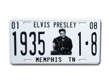Elvis Presley white License plate