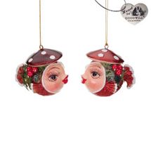 Goodwill Kissing fish ornament preorder Snow White fish set of 2